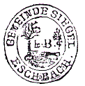 Siegel der st. petrischen Vogtei Eschbach, 1788 Siegel der st. petrischen Vogtei Eschbach, 1788