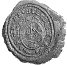 Siegel der st. Petrischen Vogtei Rechtenbach, Abdruck von 1788 Siegel der st. Petrischen Vogtei Rechtenbach, Abdruck von 1788